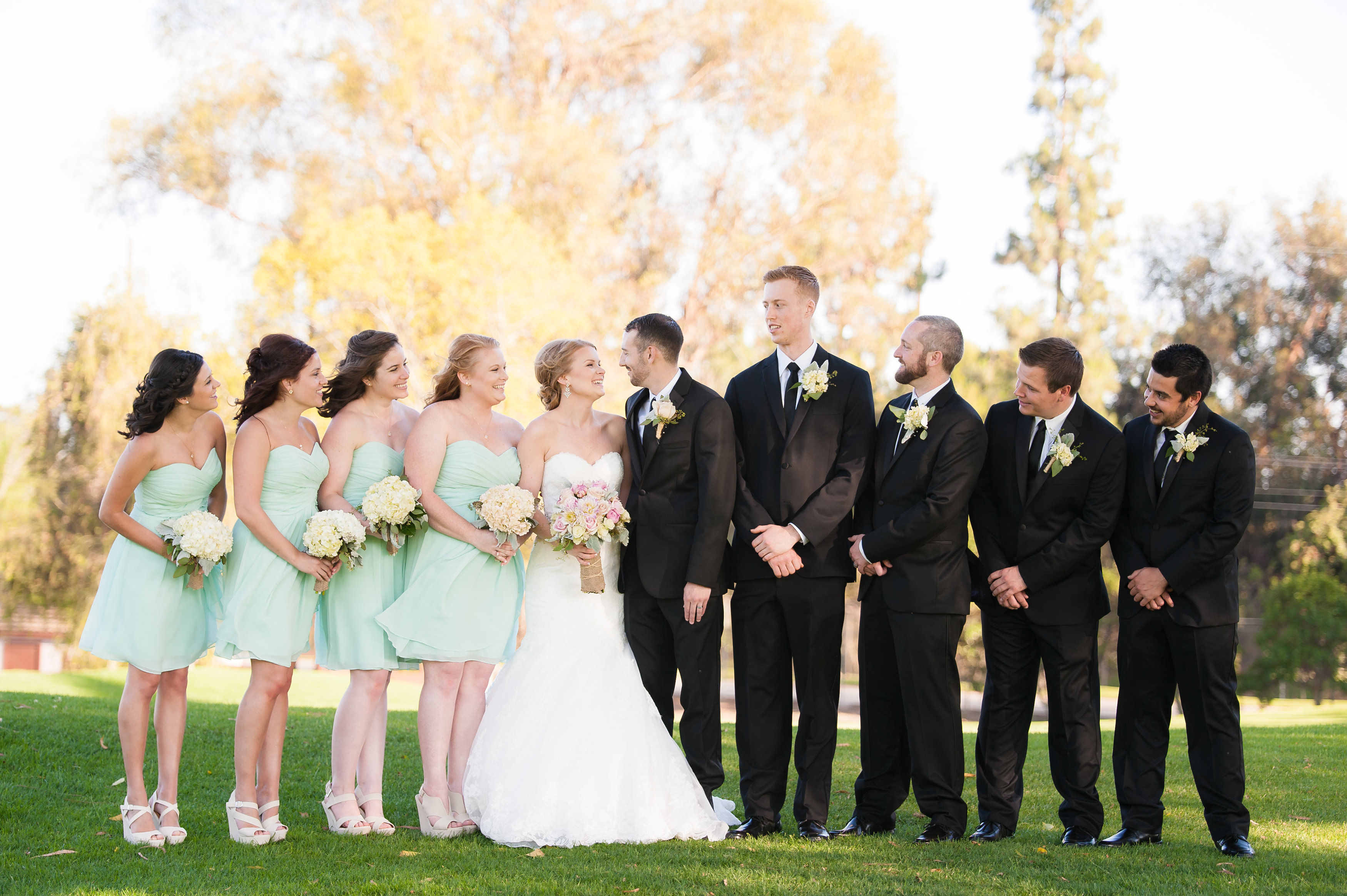beach bridal party attire